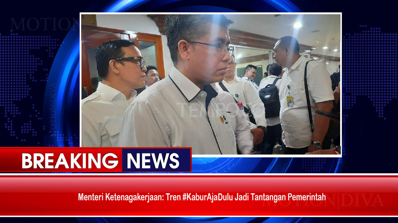 Menteri Ketenagakerjaan: Tren #KaburAjaDulu Jadi Tantangan Pemerintah